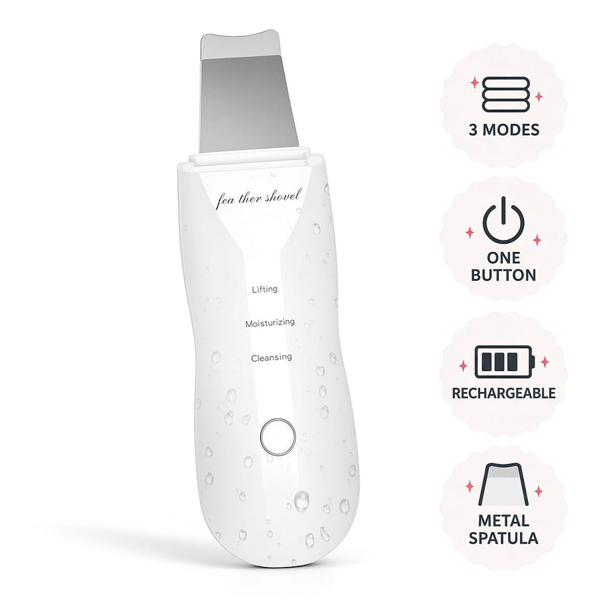 Electric Ultrasonic Skin Scrubber