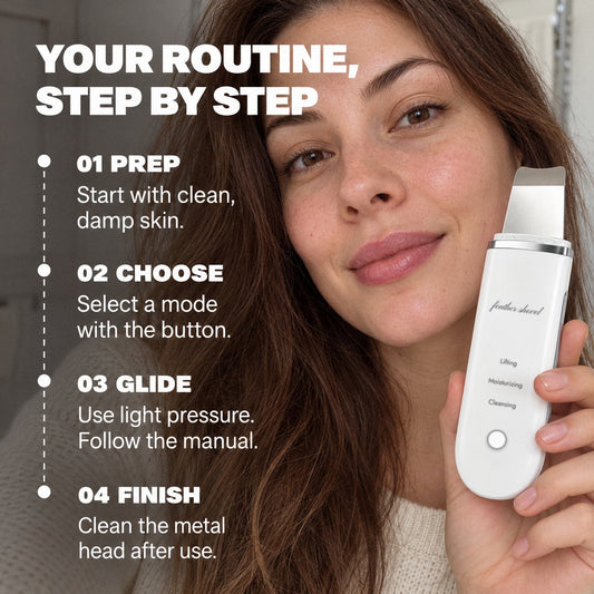 Electric Ultrasonic Skin Scrubber