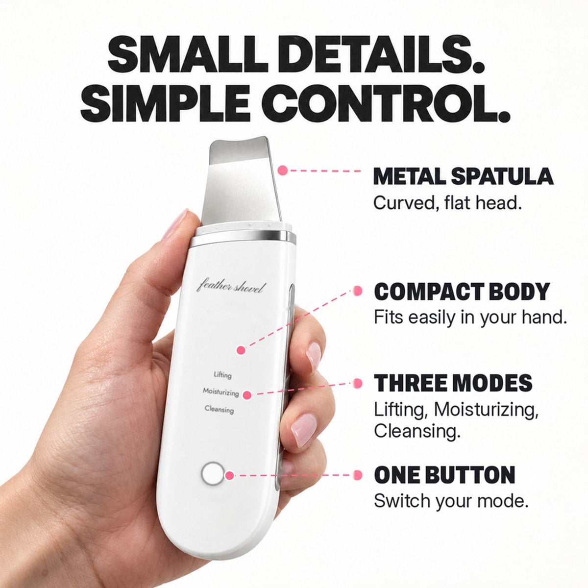 Electric Ultrasonic Skin Scrubber
